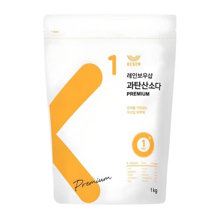 레인보우샵 과탄산소다 프리미엄 산소계 표백제, 1kg, 1개