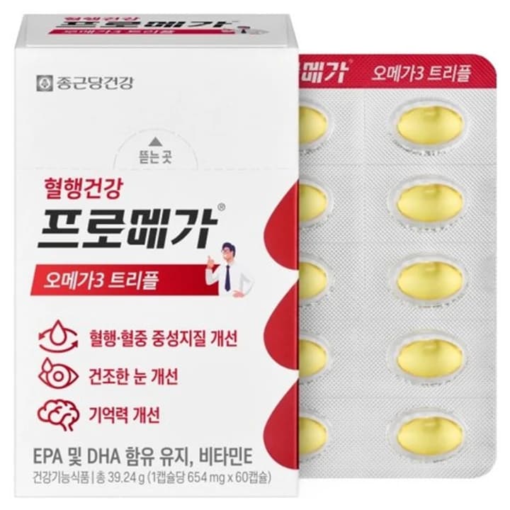 종근당건강 프로메가 오메가3 트리플, 60정, 1개