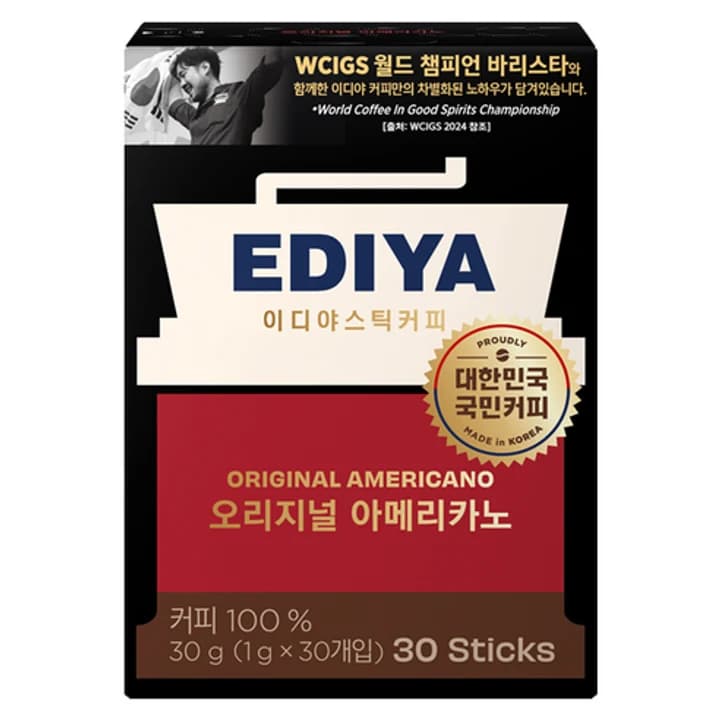 이디야 오리지널 아메리카노, 1g, 30개입, 1개