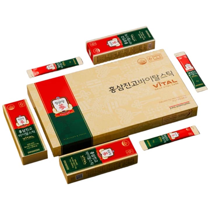 정관장 정품 홍삼진고바이탈스틱 5p + 쇼핑백, 300g, 2개