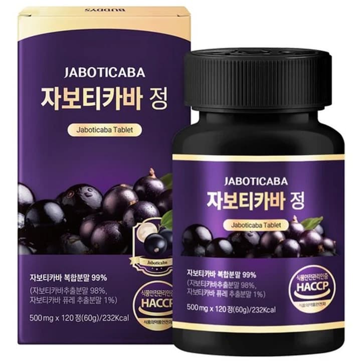 [정품] 자보티카바 정 Jaboticaba, 1개, 120정